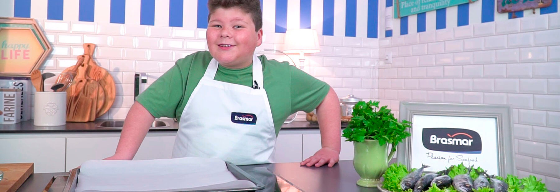 Cavala assada com molho à espanhola