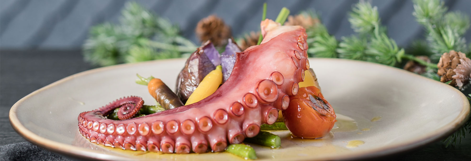 Polvo com batata vitelote