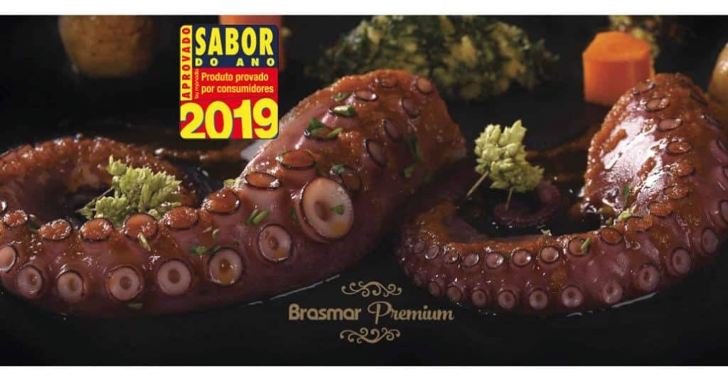 Polvo Cozido Ultracongelado Brasmar chega às lojas já com uma distinção atribuída: a de Sabor do Ano 2019.