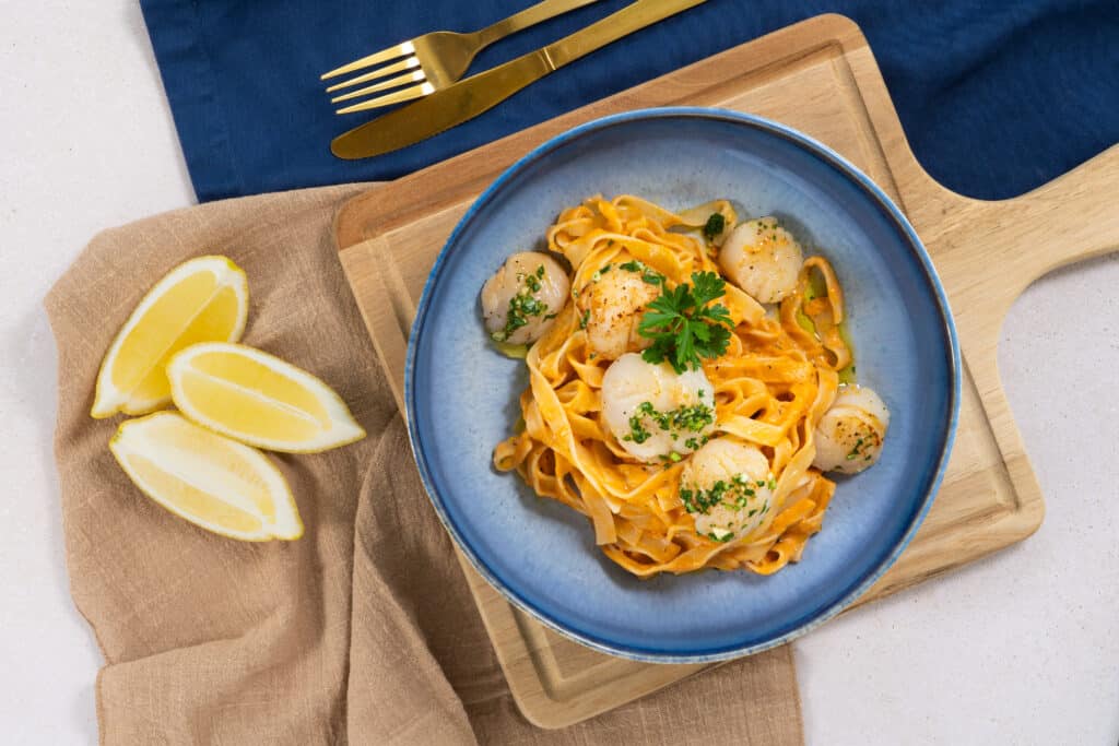 Saiba como preparar uma deliciosa receita de Risotto de Pota com coentros e limão com produtos Brasmar.